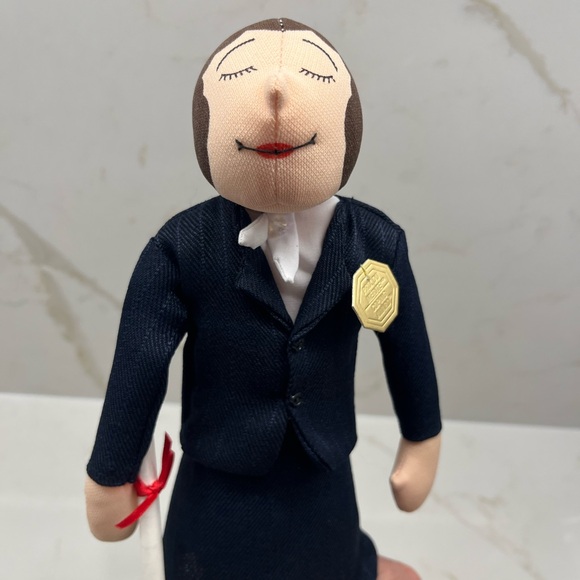 Coping Award Trophy 1989 Woman Holding Certificate Principal Teacher Gift - Picture 4 of 5